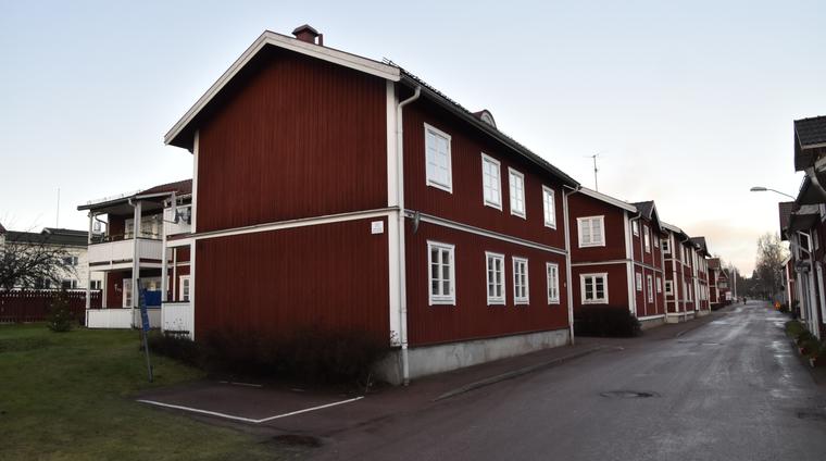 Flerbostadshus på fastigheten Hedbys 13.